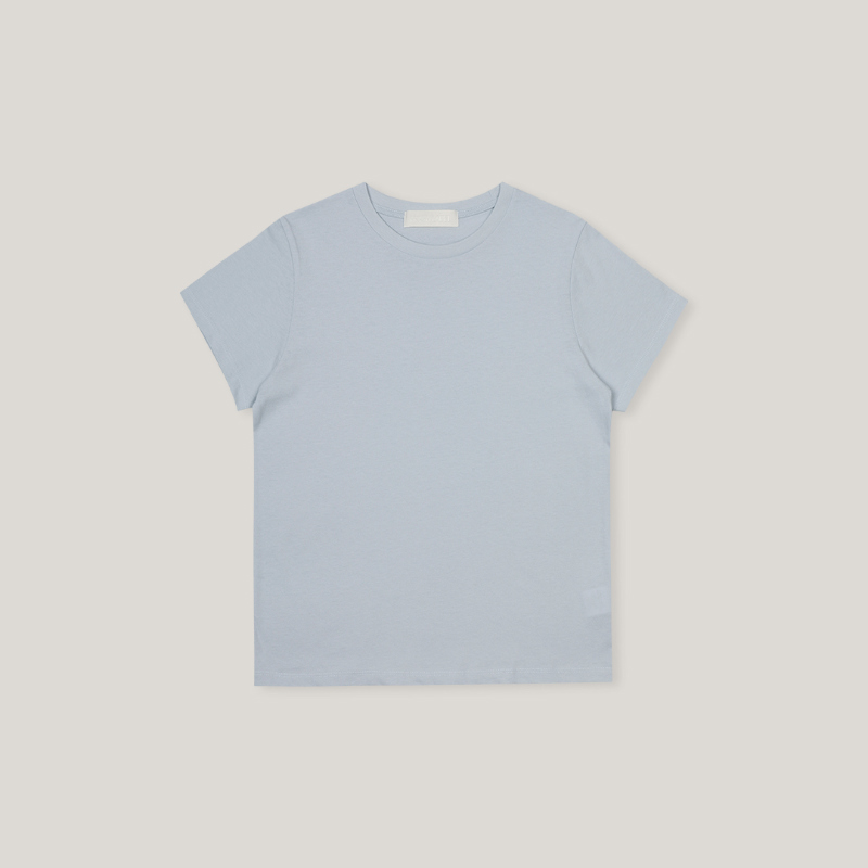 반팔 티셔츠 라벤더 색상 이미지-S1L5